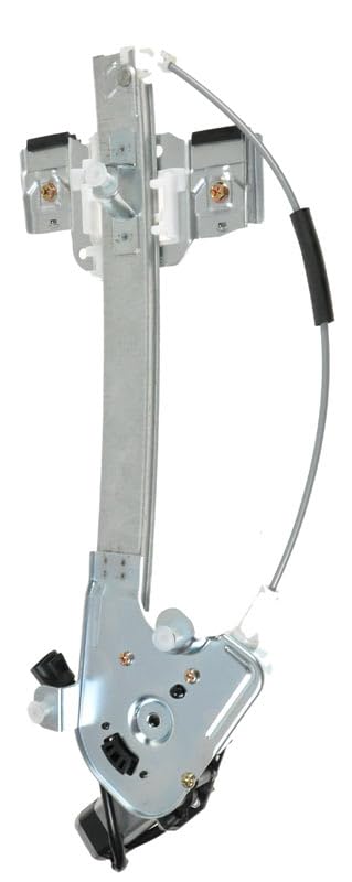 TRQ Rear Right Power Window Regulator &amp; Motor Assembly Passenger Side Compatible with 2000-2005 Buick Lesabre GM1551106