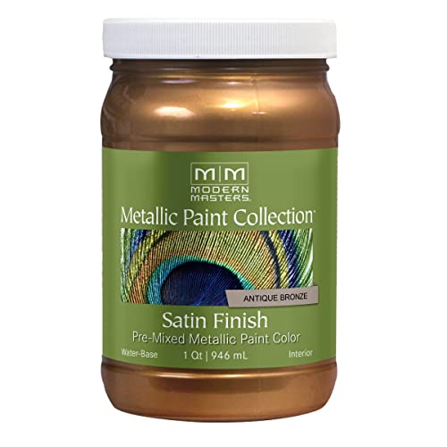 Modern Masters 1 qt ME204 Antique Bronze Metallic Paint Collection Water-Based Decorative Metallic Paint