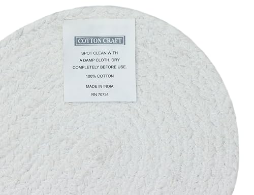 COTTON-CRAFT-Pet-Mat-Bone-Shape-Food-Water-Feeding-Mat-Absorbent-Quick-Dry-Cotton-Braid-Mat-Mat-to-Wipe-Paws-Pet-Sofa-Mat-Bed-Mat-Pet-Feeding-Bowl-Dog-Food-Mat-12×17-Natural-Stripe COTTON CRAFT Pet Mat Bone Shape Food Water Feeding Mat Absorbent Quick Dry Cotton Braid Mat Mat to Wipe Paws Pet Sofa Mat Bed Mat Pet Feeding Bowl Dog Food Mat 12×17 Natural Stripe