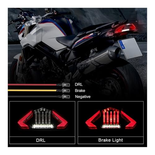 Feu de freinage DRL pour remplacer un éclairage moto usé GS - 4