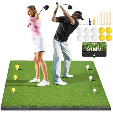 NBMICSO 31MM Golf Hitting Mat Cover