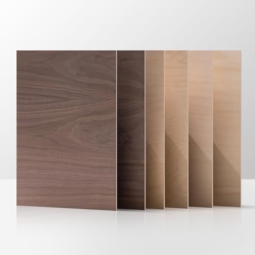 ROBOTIME 6-Pack Laser Wood Sheets 1/8