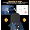 Presentation Remote with Air Mouse Function, Wireless Presenter Clicker RF 2.4GHz USB Laser Pointer Presenter Control PowerPoint Presentation Clicker for Mac, Laptop, Computer