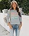 SFHFY Christian Sweatshirt Pray On It Over It Through It Sweatshirt Religious Faith Pullover Bible Verse Shirt Top Grey