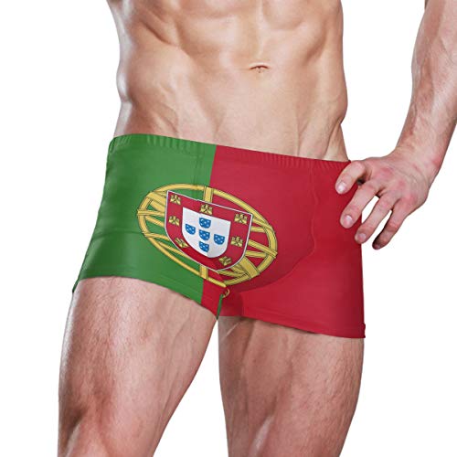 super3Dprinted Portugal Flag Men's Swim Trunks Swimming Briefs Beach Shorts Boxer2