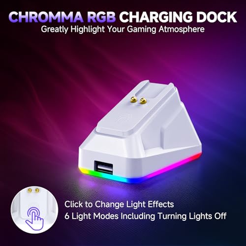 Image of YPBDAN 24000 DPI Wireless Gaming Mouse with RGB Charging Dock