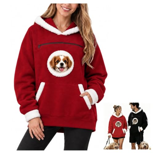Cat Hoodie with Pouch Christmas Sweatshirt Kangaroo Pocket Dog Pouch Hoodie - image 1