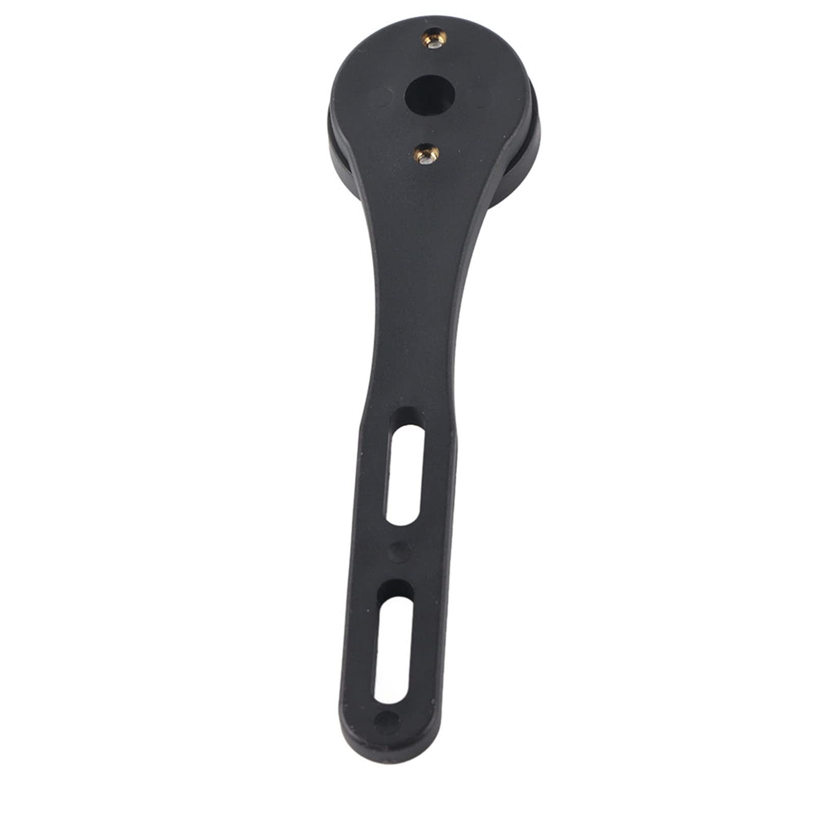 Dilwe Soporte para manillar de bicicleta, ABS integrado con 2 tornillos para Computer(negro)