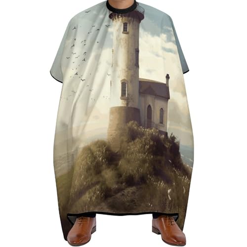 Capa para Corte de Cabello Old Lighthouse 66.9x56.7 in miniatura 1