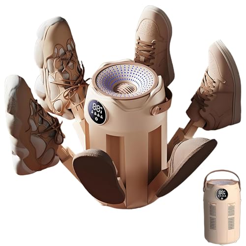 Sèche-chaussures électrique contre l'humidité des baskets avec support pliable - 2