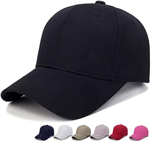 Black Cap Solid Color Baseball Cap Hats 