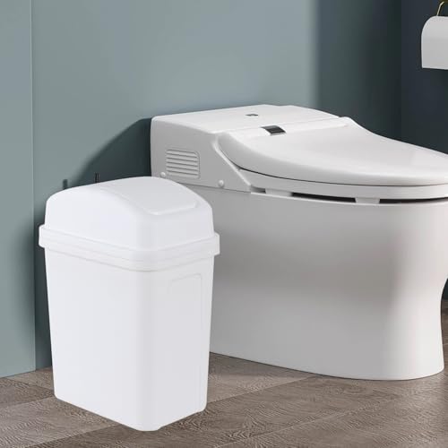 Caneca de basura pequeña de plástico con tapa basculante miniatura 7
