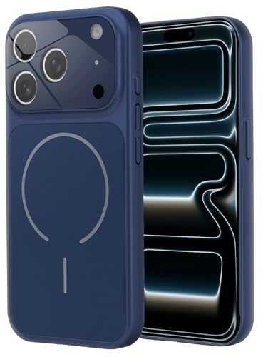 Image of SHINESTAR iPhone 17 Pro Case - Premium Shockproof Protective Cover, Wireless Charging Compatible, Slim & Durable Luxury Back Cover with Camera Protection (Blue)