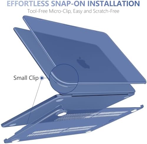 Batianda CrystalAir Case for MacBook Neo 13 Inch 2026, Crystal Indigo — view 5