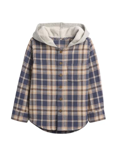 Lista de Ferrioni Niños comprados en linea. 42 Gap - Camisa de Franela de Manga Larga con Botones para bebé, Blue Ridge, 4 Años