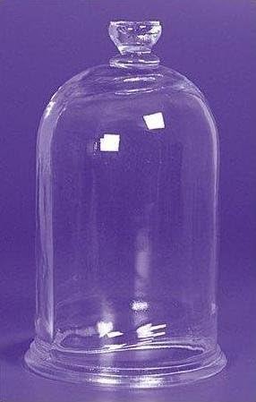 Glass Bell Jars; Capacity: 1 gal.; 6 x 11 in.