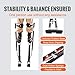 Drywall Stilts Aluminum Tool Stilts 24''-40'' Adjustable Painting Black