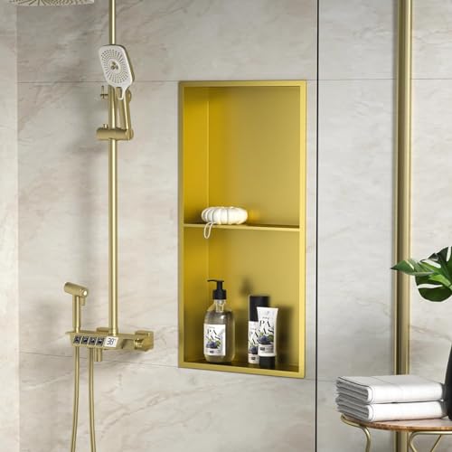 Niche de douche 32x32 cm sans carrelage pour mur étanche