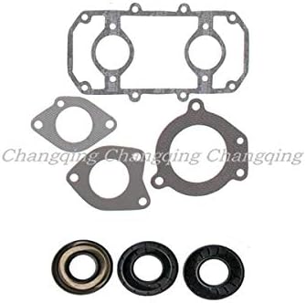 Miniatura 3 de CQYD 611103 Kit completo de juntas de motor con sellos para Kawasaki JS550 1982-90