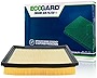 ECOGARD XA5396 Premium Engine Air Filter Fits Dodge Journey 2.4L 2009-2020, Grand Caravan 3.3L 2001-2007, Grand Caravan 3.8L 2001-2007, Caravan 3.3L 2001-2007, Journey 3.5L 2009-2010