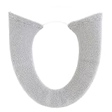 オカ(OKA) 乾度良好Dナチュレ トイレ便座カバー 洗浄・暖房型専用 グレー (かんどりょうこう 洗える トイレ ニット カバー ウォシュレット)