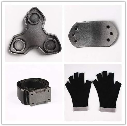 Vista 8 de Disfraz de Kirito de piel sintética para hombre, talla de EE. UU