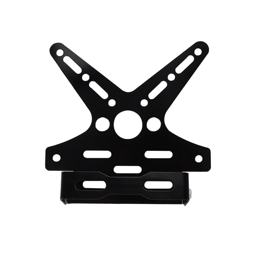 Support de Cadre Plaque d'immatriculation arrière Moto(Red)
