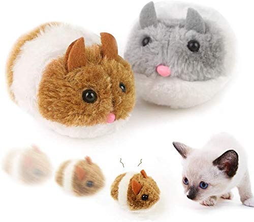 Nesloonp Juguetes para Gato Raton Juguete Gato Ratones para Gatos Que se Mueven Forma de Mouse Movimiento Ratones para Gatos...