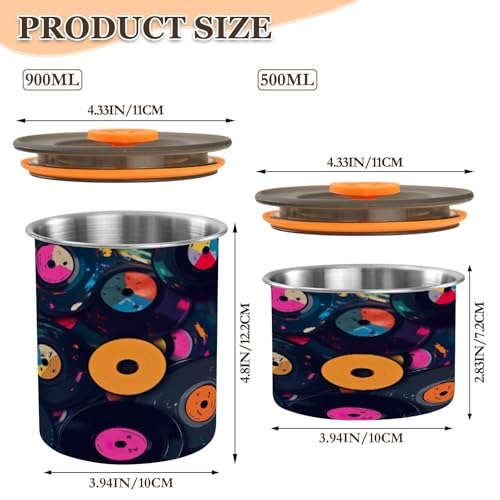 Contenedor hermético de acero inoxidable para café 30oz miniatura 2