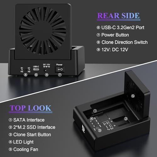 Xiaobi 3-Bay NVMe/SATA Cloner