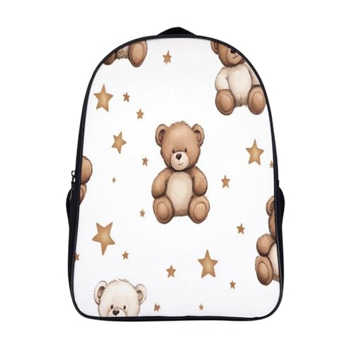 Sac d'école ours en peluche 3D pour adolescents protégez leur dos avec style