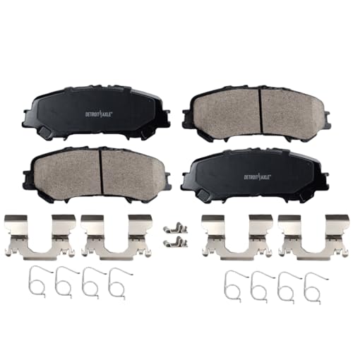 Image of Detroit Axle - Rear Brake Pads for 2017-2023 Nissan TITAN, Ceramic Brake