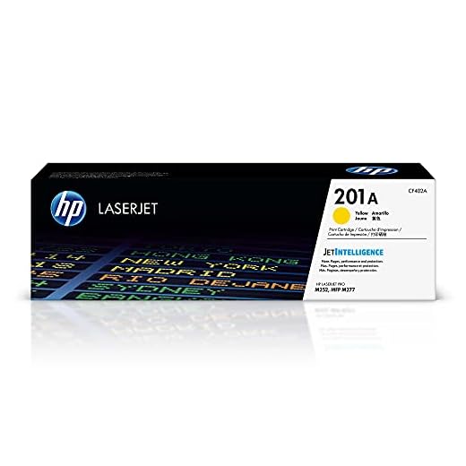 HP 201A (CF402A) Gelb Original Toner für HP Color Laserjet Pro M252, M274n, M277