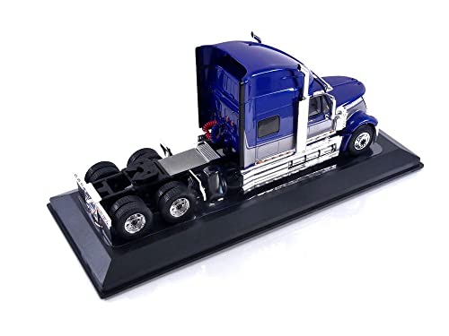 Modelo de coche Lonestar Train Machine 2010 azul metálico 1:43 miniatura 4