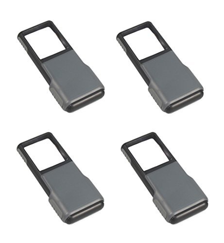 MiniBrite 5X LED Lighted Slide-Out Aspheric Magnifier with Protective Sleeve