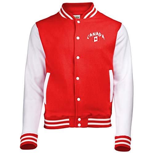 Supportershop Veste et Blanche Canada Rouge FR: M (Taille Fabricant: M)