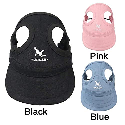 Chdhaltd Outdoor Pet Baseball Cap,Canvas Casual Dog Visor Cap Sun Protection Hats With Ear Holes For Puppy Dog Hats Costume Accessories(Xl Blue) #TOP2