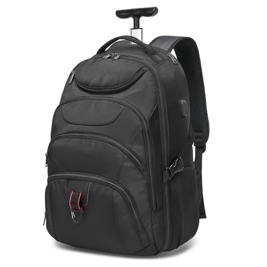 Water Resistant Rolling Backpack