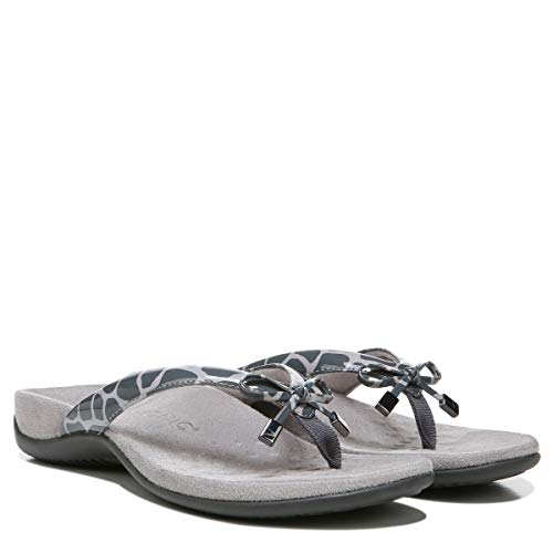 Image of Vionic Women's Rest Bella Toe Post Sandal- Supportive Ladies Orthotic Sandals that include Three Zone Comfort with Arch Support- Flip Flop for Ladies, Medium and Wide Width Size 5-12