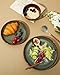 Pokini Stoneware Dinnerware Sets, Ceramic Plates and Bowls Set, Microwave & Dishwasher Safe Kitchen Dishes, Modern Dinner Salad Plates | Cereal Bowls, Dishware Sets Service for 4 Sage Green