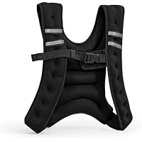 12 Lbs Tone Fitness Adjustable Fit Weighted Vest (Black)