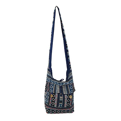 Image of SUVASANA Large Sling Shoulder Bag for Men Women Casual Comfortable Everyday Purse Travel Women's Cross-body Bags