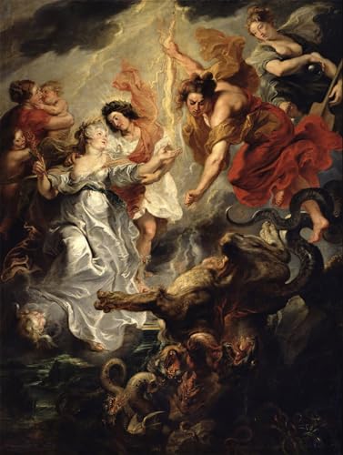 Tableau Rubens Marie de Médicis pour habiller un grand mur vide