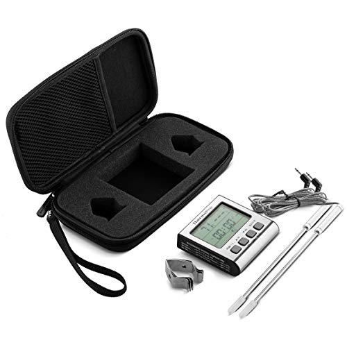 Caseling CASE Ling Hard Case Fits Thermopro Tp17 Dual Probe Digital Cooking Meat Thermometer Food Grill Thermometer And Clip Holder thumb #2
