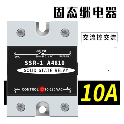 Relais SSR-40A AC-AC avec isolation renforcée pour une commutation sans bruit