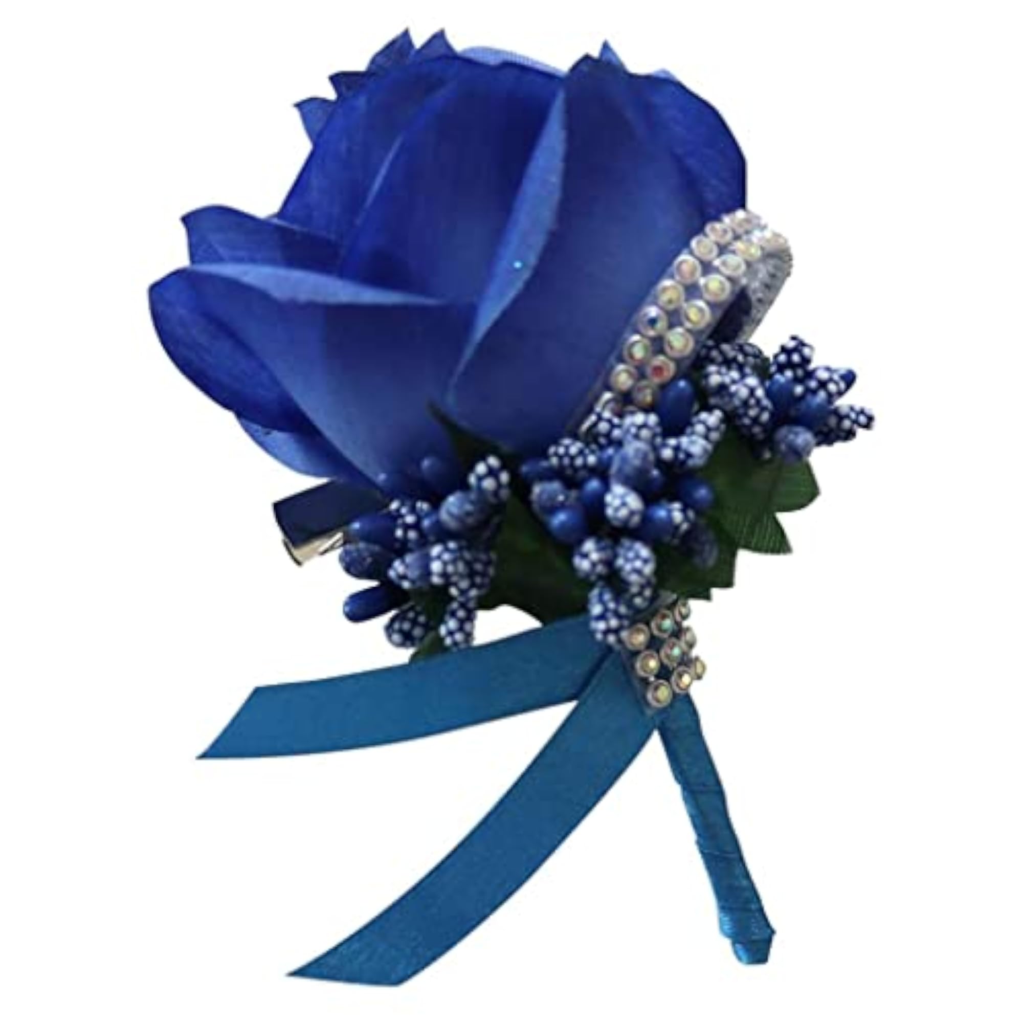 6x Stimulation Rose Flower Brooch Pin for Weddings