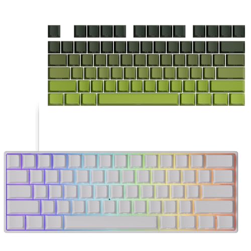 MonsGeek FUN60 Pro SP �L�����f�� 0.01mm���s�b�h�g���K�[�Ή� ���C�X�C�b�` �Q�[�~���O�L�[�{�[�h �z���C�g + �t�H���X�g�O���f�[�V�����L�[�L���b�v