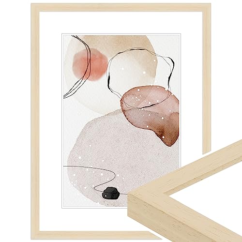WANDStyle Bilderrahmen 20x20 Natur, moderner Bilderrahmen Holz, hochwertiger Holzbilderrahmen, Posterrahmen zum Aufhängen, Rahmen 20x20 cm, Fotorahmen H950 - Made in Germany WANDStyle Bilderrahmen 20x20 Natur, moderner Bilderrahmen Holz, hochwertiger Holzbilderrahmen, Posterrahmen zum Aufhängen, Rahmen 20x20 cm, Fotorahmen H950 - Made in Germany