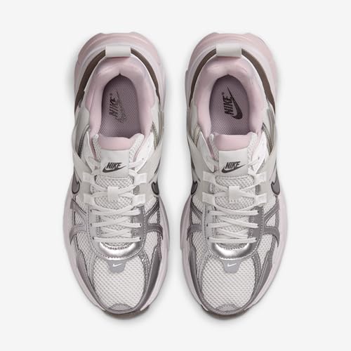 Nike V2K Run Women's Shoes (Platinum Tint/Summit White/Cave Stone/Metallic Silver)4