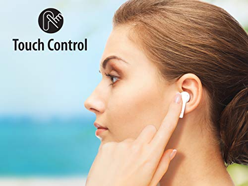 Toshiba RZE-BT750EPNZ- Écouteurs Intra-Auriculaires Bluetooth True Wireless - Association Automatique - Unit de Charge (Qi) - Marbre